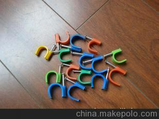 家装专用Φ20mm彩色PVC塑料钢钉管卡、钢钉线卡图片大全 | 无锡盛世和家装饰材料